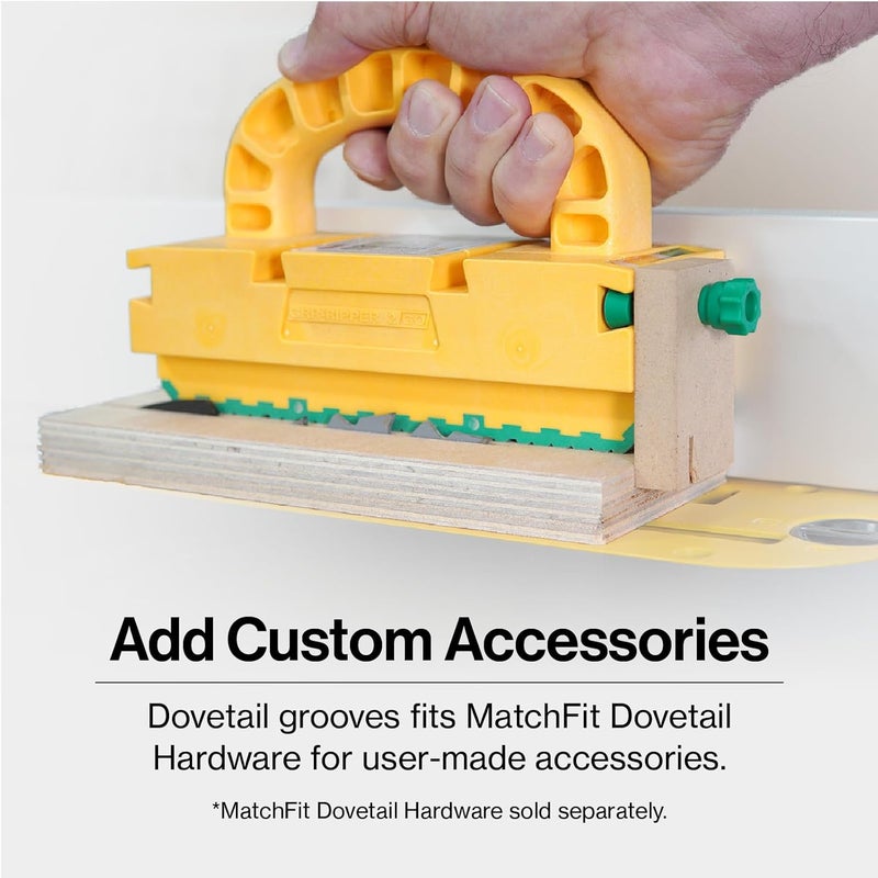 MICRO JIG GRR-RIPPER 2GO Push Block for Routers, Jointers, Band and Table Saws, Woodworking Tool, Extreme Grip, GR2-GO, Yellow/Green - Image 5